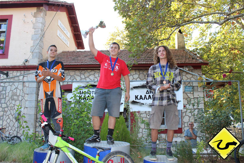 kalavrita dh 2013 podium hardtail