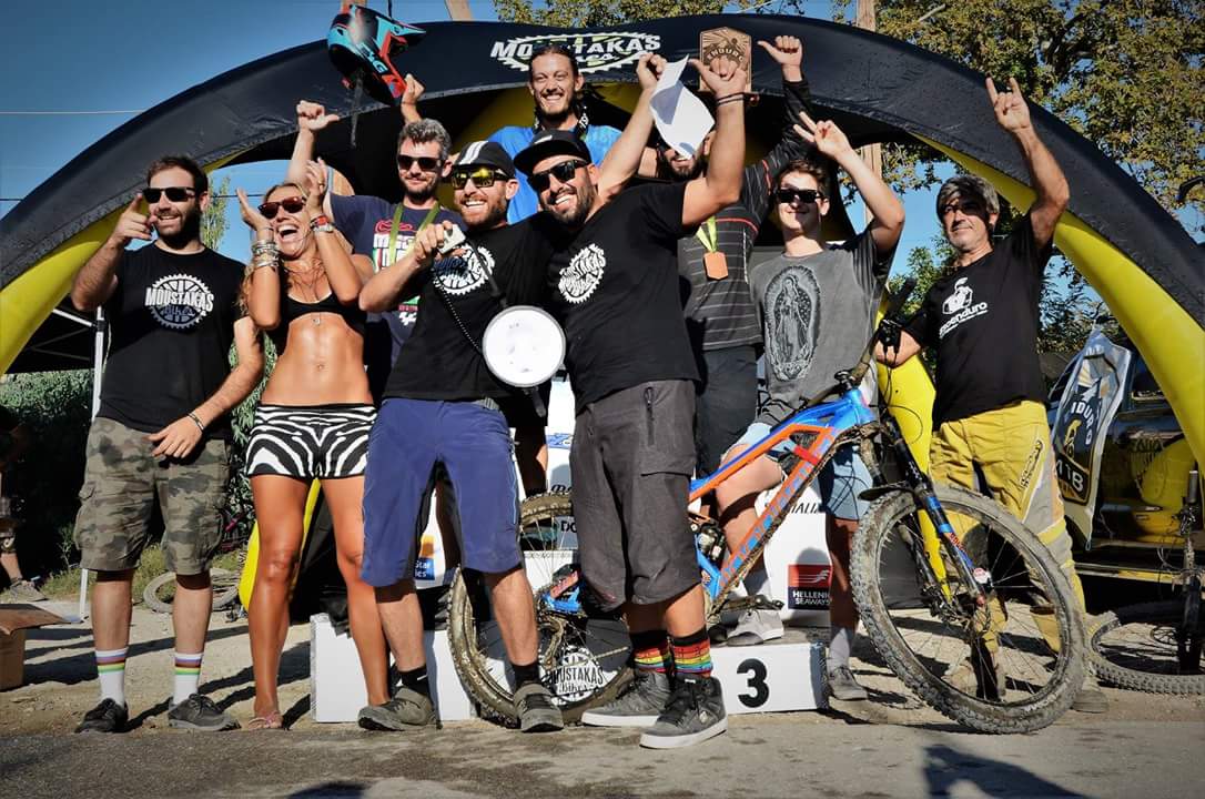 enduro mtb days in pelion 2018 podium