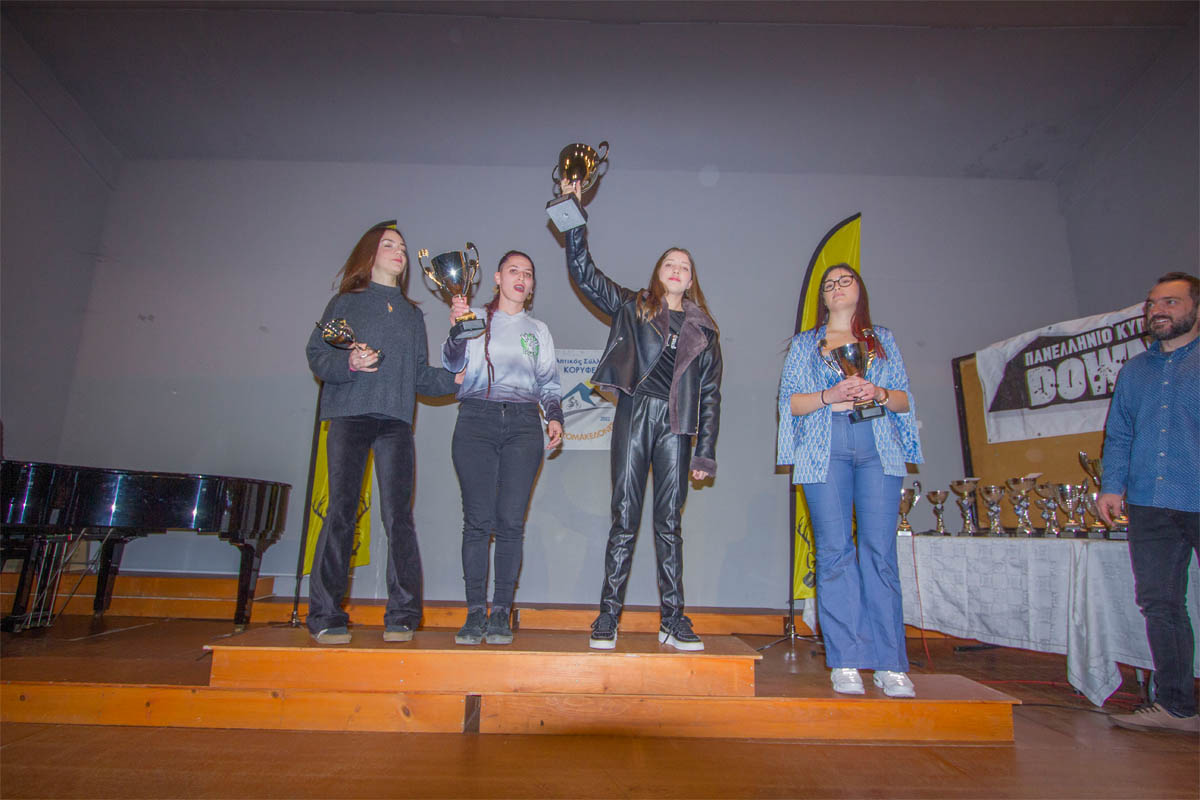 greek downhill cup 2023 awards women