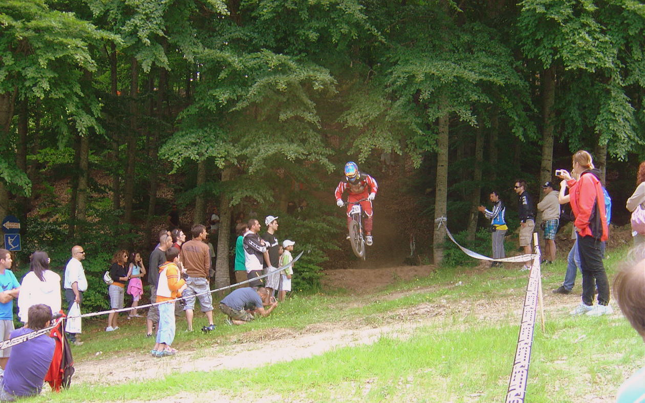 downhill